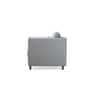 Miranda Velvet 1 Seater Sofa In Mist Grey Colour