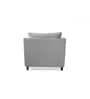 Miranda Velvet 1 Seater Sofa In Mist Grey Colour
