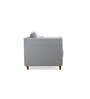 Miranda Velvet 1 Seater Sofa In Mist Grey Colour