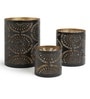 Black Miraya Candle Holder