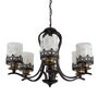 Noa Brown Metal Chandelier