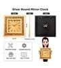 Golden Glass Diamond Clock