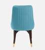 Mise Velvet Dining Chair in Sky Blue Colour