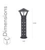 Miseno Aluminium  Outdoor Bollard Light