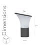 Miseno Aluminium  Outdoor Gate Light
