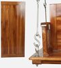 Mishmi Teak Wood Reversible Swing in Brown Colour