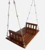 Mishmi Teak Wood Reversible Swing in Brown Colour
