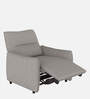 Mississippi Fabric 1 Seater Manual Recliner In Grey Colour