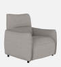 Mississippi Fabric 1 Seater Manual Recliner In Grey Colour