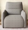 Mississippi Fabric 1 Seater Manual Recliner In Grey Colour