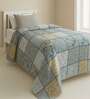 Mist Gray Ultrasonic Premium 120 GSM Reversible Ac Single Bed Comforter