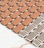 MistFlow Brown Anti-Slip Shower Mat 39 X 73 cm