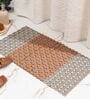 MistFlow Brown Anti-Slip Shower Mat 39 X 73 cm