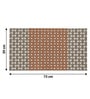 MistFlow Brown Anti-Slip Shower Mat 39 X 73 cm