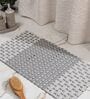 MistFlow Grey Anti-Slip Shower Mat 39 X 73 cm