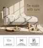 Misty Moon Boucle Kids Twin Bed With Box Storage In Cream Colour