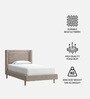 Misty Moon Kids Toddler Bed In Light Grey Colour