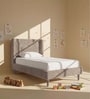 Misty Moon Kids Twin Bed In Light Grey Colour