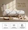 Misty Moon Kids Twin Bed In Light Grey Colour