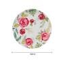 Misty Morning Roses White Decorative Wall Plates