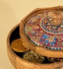 Mithila Masala Box | Wooden Spice Box Masala Dani