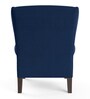 Malta Fabric Wing Chair in Royal Blue Colour