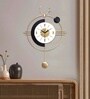 Mitrin LED Wall Clock   Modern Decorative Wall Clock with 3 Light Modes (Warm, Natural & Cool) | Premium Marble Resin Finish for Bedroom & Living Room | 1Year Warranty