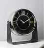 Mitsuki Silver Iron Table Clock