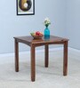 Mitsy Sheesham Wood 4 Seater Dining Table In Scratch Resistant Rustic Teak