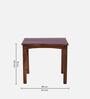 Mitsy Sheesham Wood 4 Seater Dining Table In Scratch Resistant Rustic Teak
