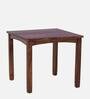 Mitsy Sheesham Wood 4 Seater Dining Table In Scratch Resistant Rustic Teak