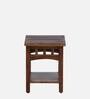 Mitsy Sheesham Wood Bedside Table In Rustic Teak Finish
