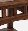 Mitsy Sheesham Wood Bedside Table In Rustic Teak Finish