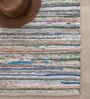 Mix Striped Hand Woven 6 Ft X 4 Ft  Dhurrie