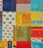Multicolor Traditional 300 TC Cotton 1 Double Bedsheet with 2 Pillow Covers