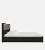 Miya Queen Size Bed in Wenge Finish with Drawer Storage