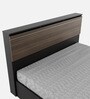 Miya Queen Size Bed in Wenge Finish with Drawer Storage