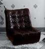 Miyata Low Seat Lounger Chair in Dark Brown Colour