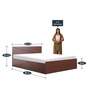 Miyo Queen Size Bed With Storage & Led Light