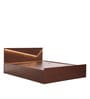 Miyo Queen Size Bed With Storage & Led Light