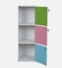 Mizawa 3 Door Storage Cabinet in Multicolour Finish with Lock