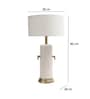 Zenith's Handle Table Lamp White