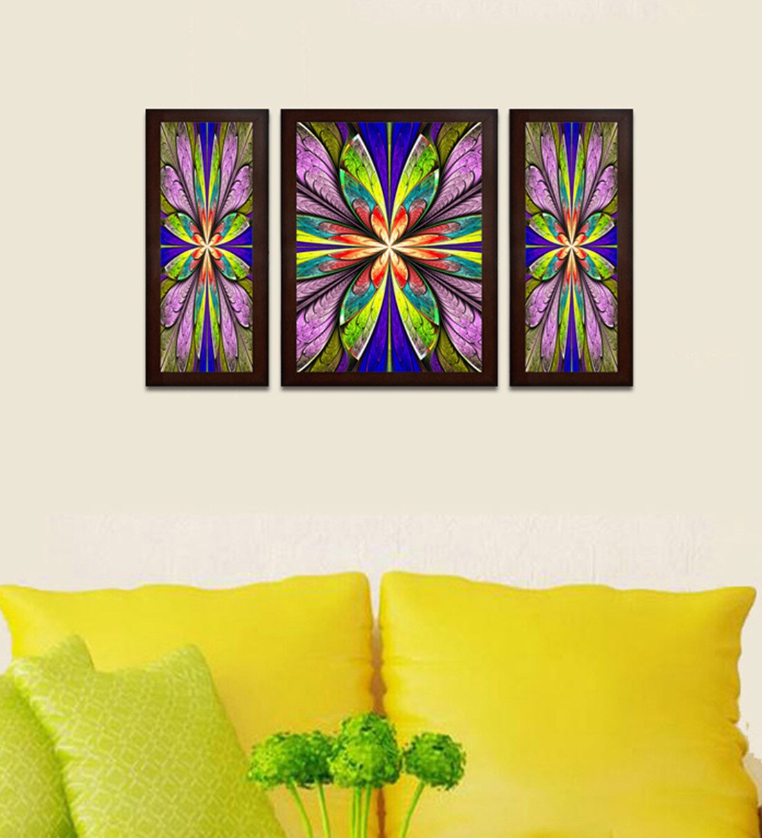 Buy Modern Art MDF Set of 3 Wall Art Print at 15 OFF by Wens Pepperfry