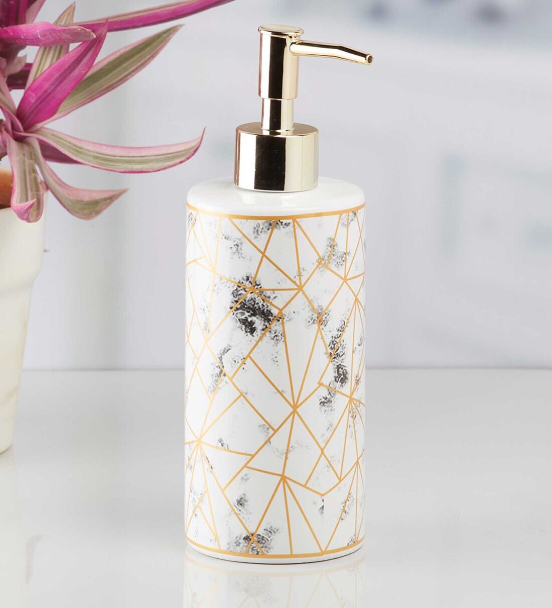 Buy Modern Gold Ceramic Soap Dispenser At 16 OFF By Kookee Pepperfry   Modern Gold Ceramic Soap Dispenser Modern Gold Ceramic Soap Dispenser Lu1ush 