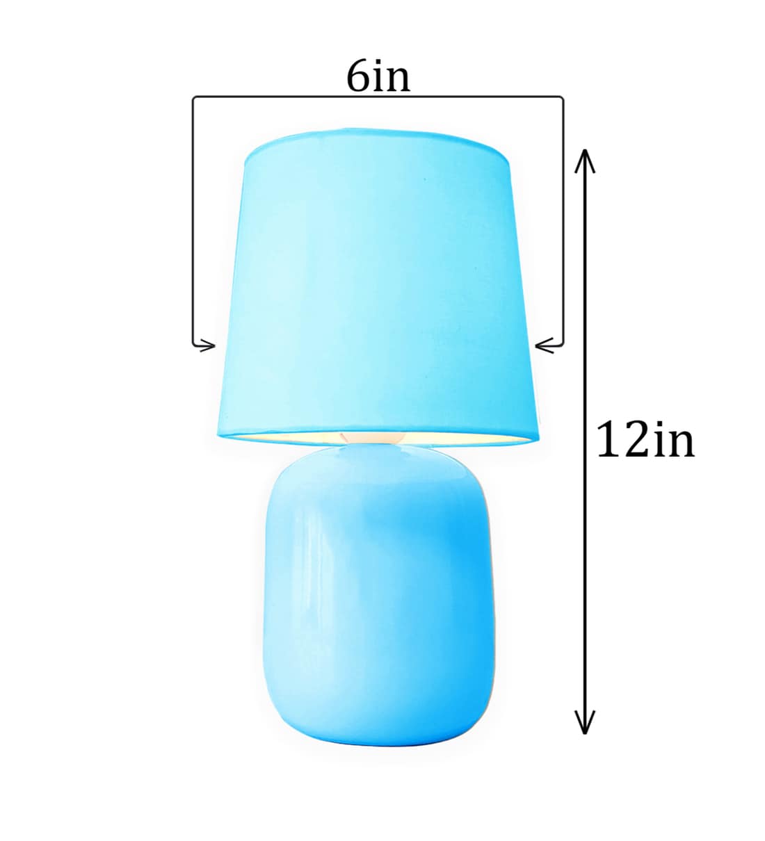Buy Modern Small Ceramic Table Lamp, Bedside Desk lamp for Living