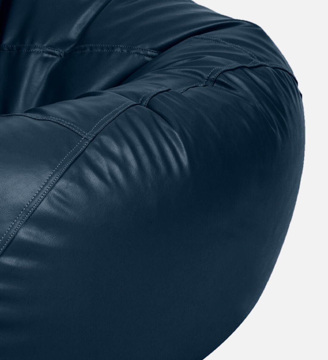 Buy Modern XXL Bean Bag with Beans in Blue Colour by Online