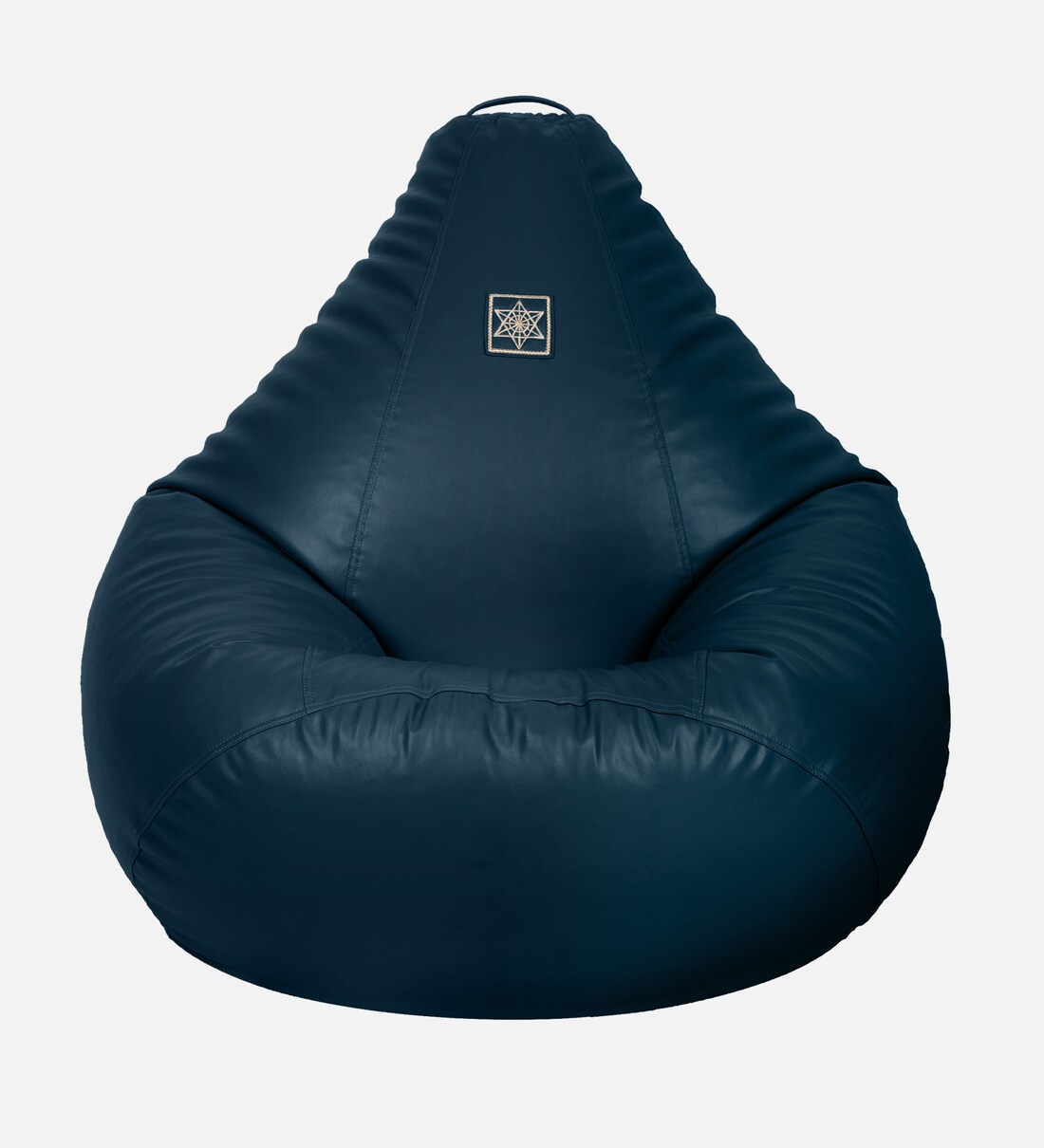 Buy Modern XXL Bean Bag with Beans in Blue Colour by Online Bean Bags with Beans