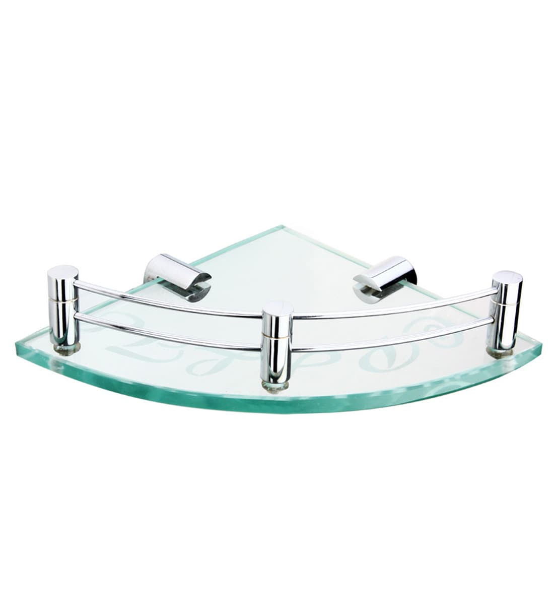 Buy Krm Decor Metallic Brass & Glass Bath Storage 1 Pc Online
