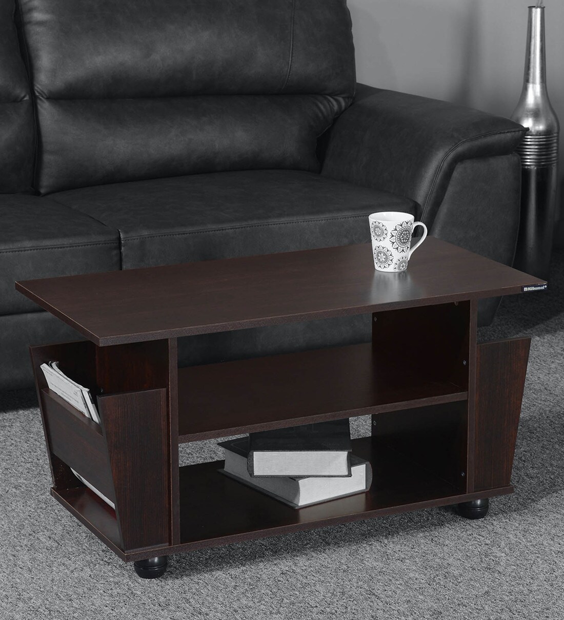 Buy Morley Coffee Table In Walnut Finish By Nilkamal Online Modern Rectangular Coffee Tables Tables Furniture Pepperfry Product
