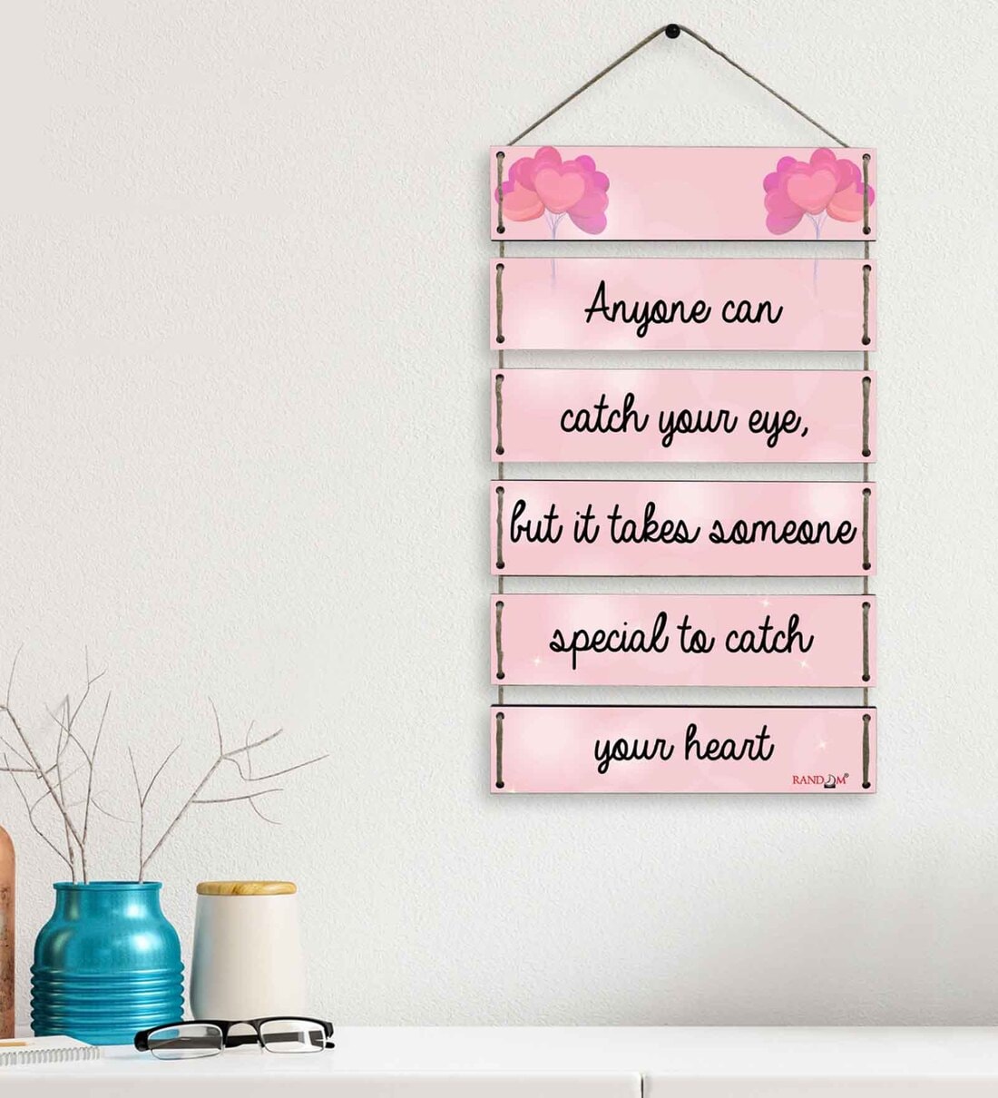 Buy Motivational Quotes Pink MDF Wall Hanging by Random at 2 OFF by